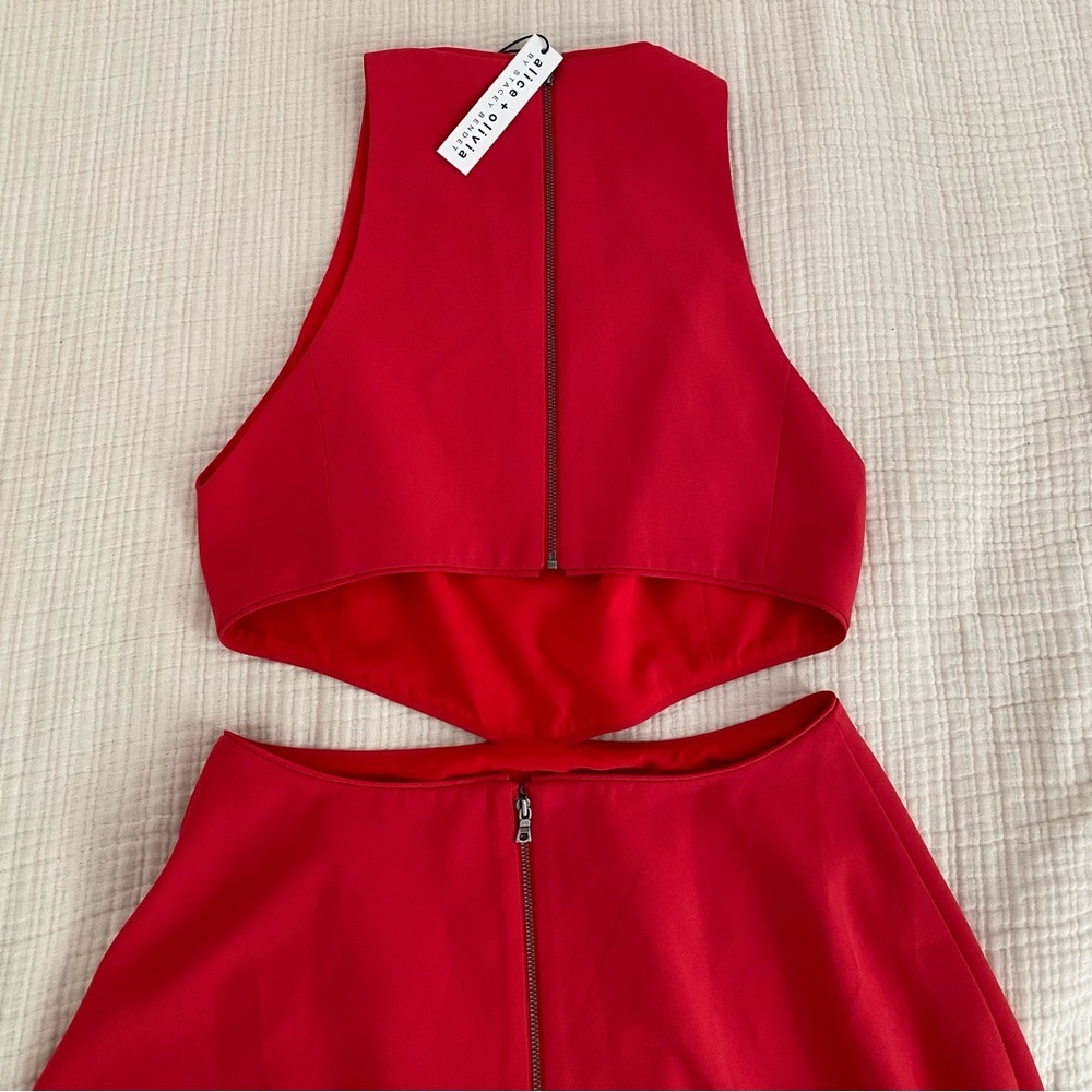 Alice + Olivia Cara Fit Flare Dress - Picture 7 of 7